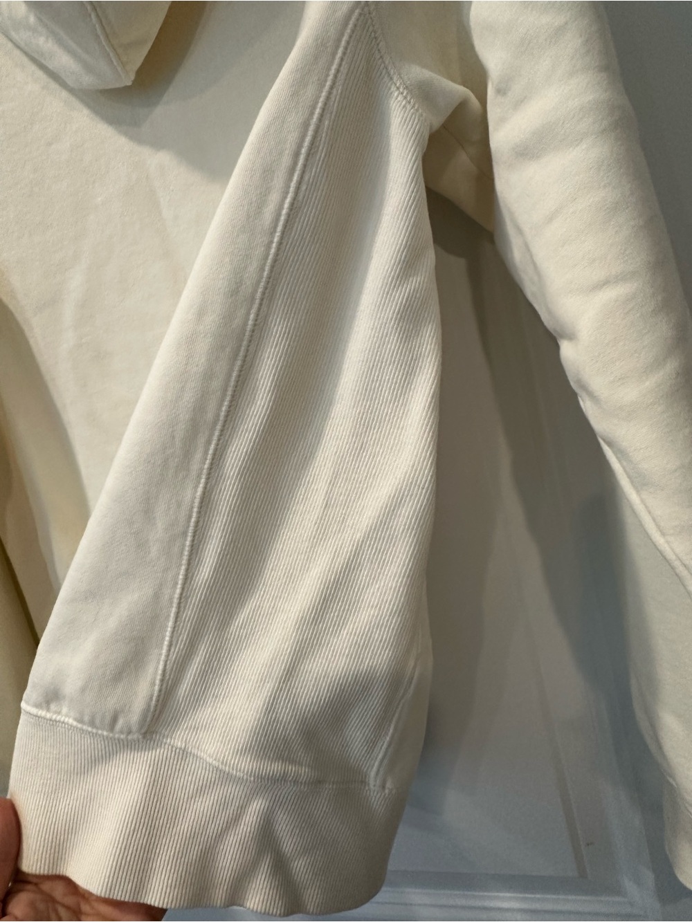 Lake Girl Cream Zip-Front Jacket, Size S - Picture 6 of 8